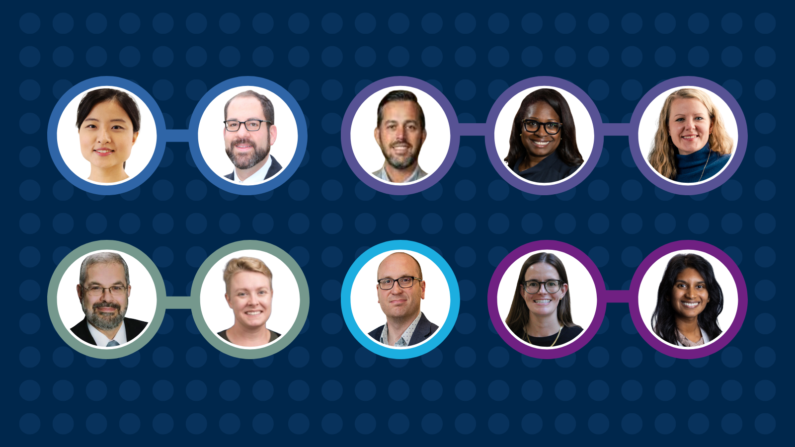 Top L to R: Fan Bu, PhD; Andrew Admon, MD; Paul Fleming, BS, MPH, PhD; Melissa Creary, BA, MPH, PhD; Lindsay Thatcher, Managing Director, The Collaborative for Transformative Public Health Bottom L to R: Ed Hurvitz, MD; Alexandra Vinson, PhD; John Rice, PhD; Julia Kramer, PhD, MPH; Thiyagarajan, MD, MPH